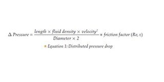 Distributed pressure drop