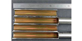 Fig. 11. Photo of the internal surface of UNS S32707 tube