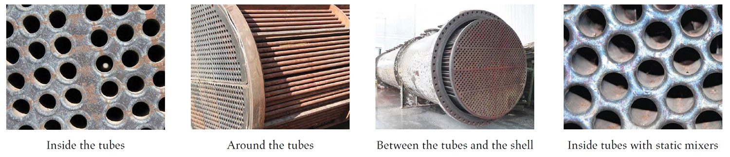 Examples of where thermal cleaning could be applied.