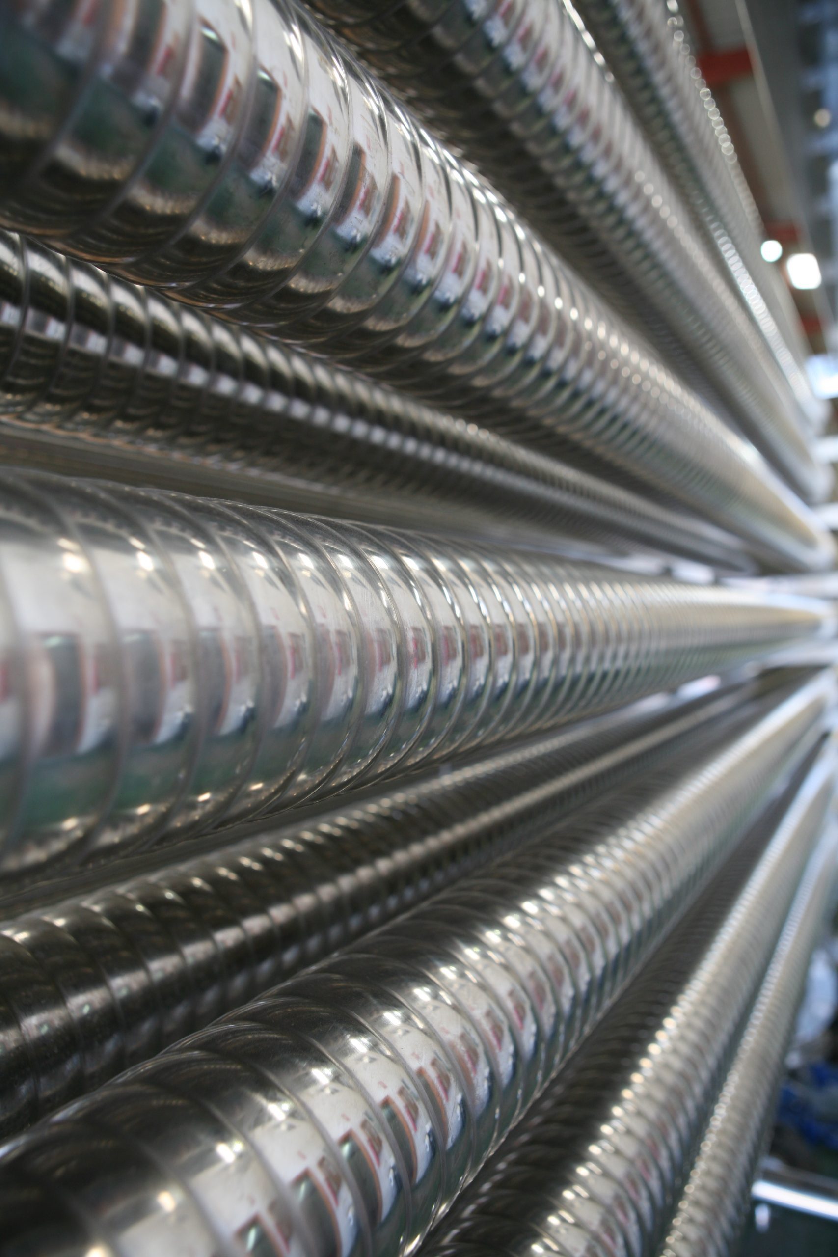 Using corrugated tube heat exchangers reduces fouling and improves energy efﬁciency.