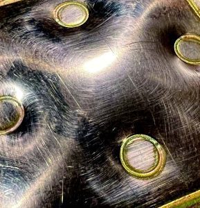 Copper pillow plate.