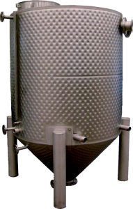 Tank with pillow plate.