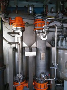 Two exchangers (condensers) with Silicon Carbide (SiC) tubes have replaced graphite exchangers at an Italian API company.