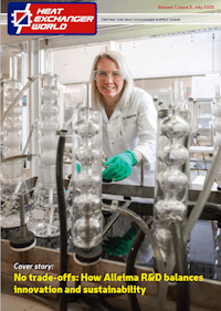 Heat Exchanger World July/August Cover 2025 - Alleima