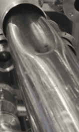 Figure 14. Collapse of a pipe due to freezing of retained water.