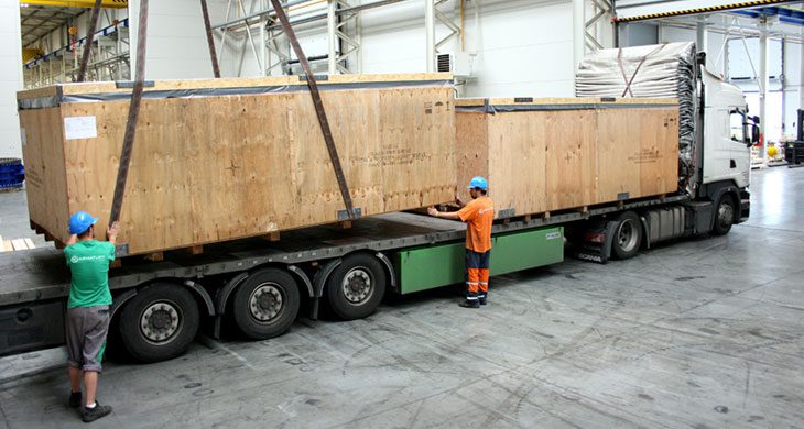 ARMATURY Group needed 43 trailers to ship all the ball valves to Algeria