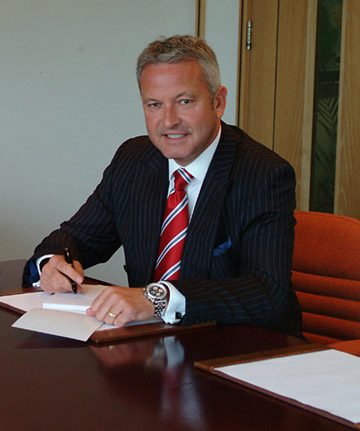 Neil Wagstaff in boardroom
