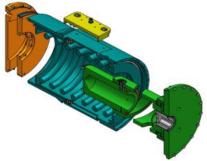 Fig 1 Pneumatic actuator arrangement