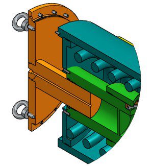 Fig. 6: Close-up of the pressurised seal