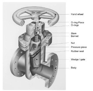 Seguro rubber sealed resilient seated gate valve