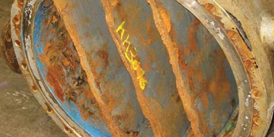 5 year old steel coated channel (credit TOTAL).