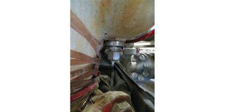 lubrication fitting installed