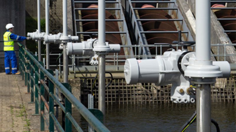 Rotork intelligent actuation at a water adventure site