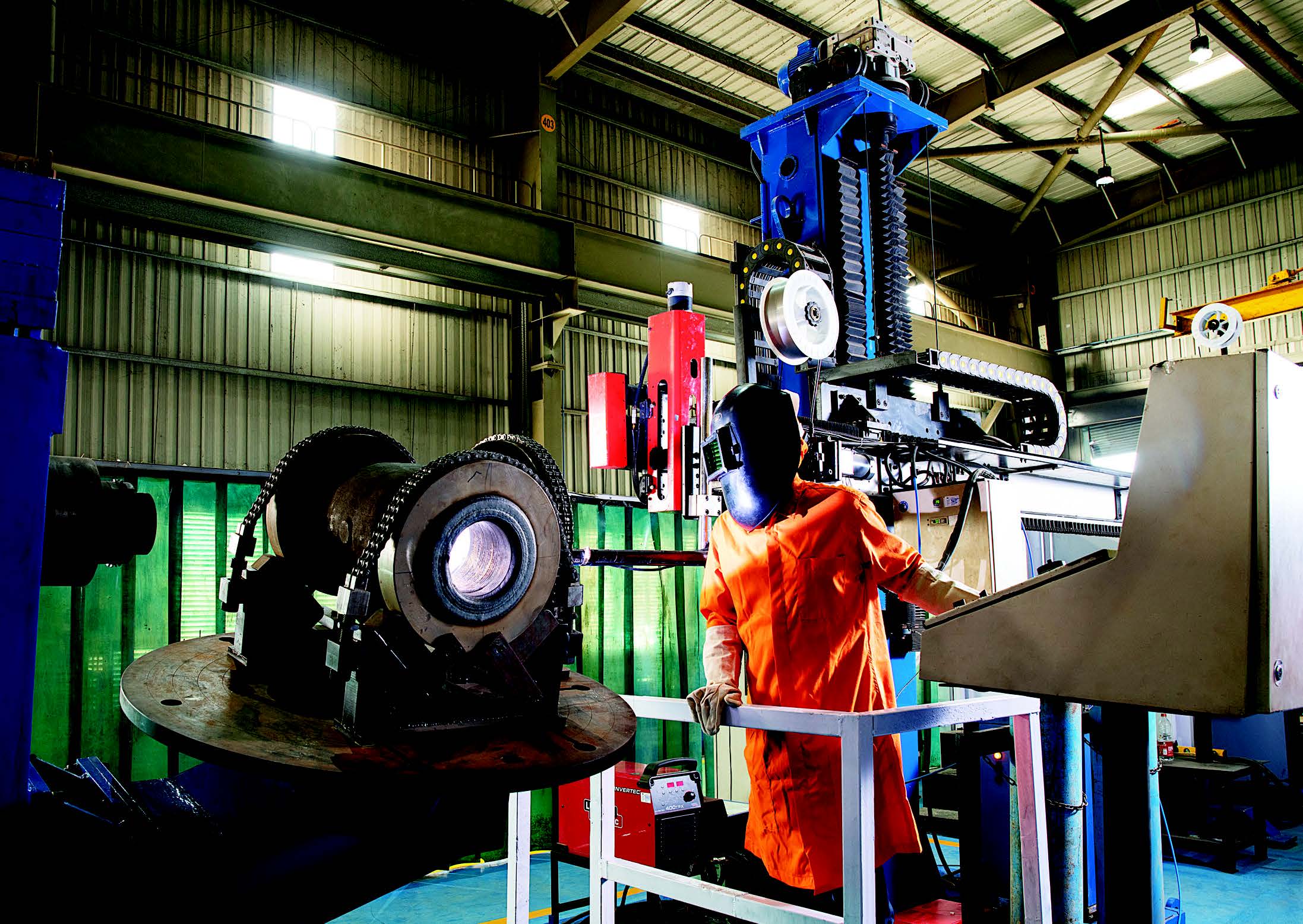 Cladding using Automated Welding Machine