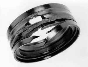 Evidence of elastomer RGD damage. Image courtesy of James Walker.