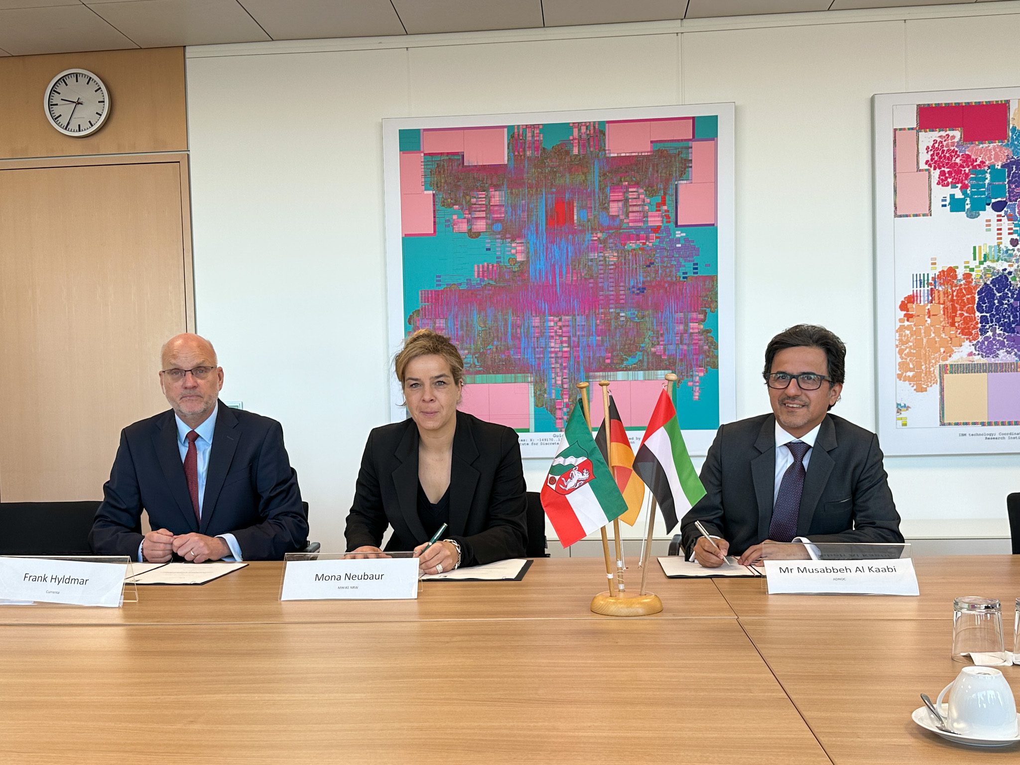ADNOC collab with North Rhine-Westphalia & Currenta