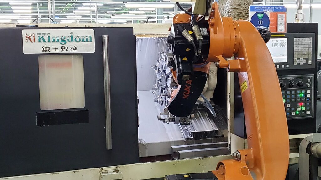 Automation production line – machining process.