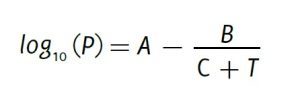 Antoine Equation