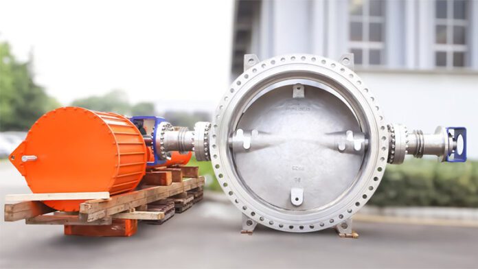 Neway Valve’s pneumatic triple offset butterfly valve