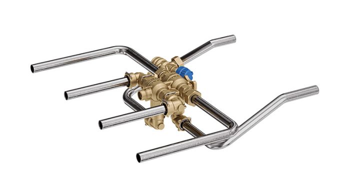 Danfoss introduces the AB-QM 4.0 CO6 Flexo, a prefab connection set enhancing efficiency in HVAC systems for radiant panels and chilled beams.