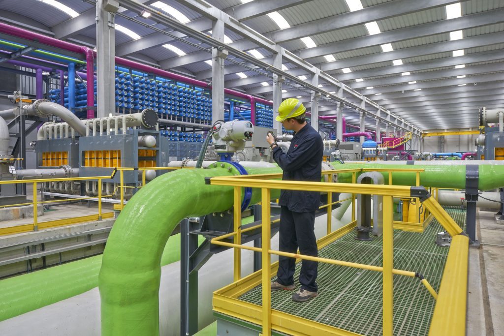 IQ3 intelligent electric actuators provide reliable flow control at a desalination plant.