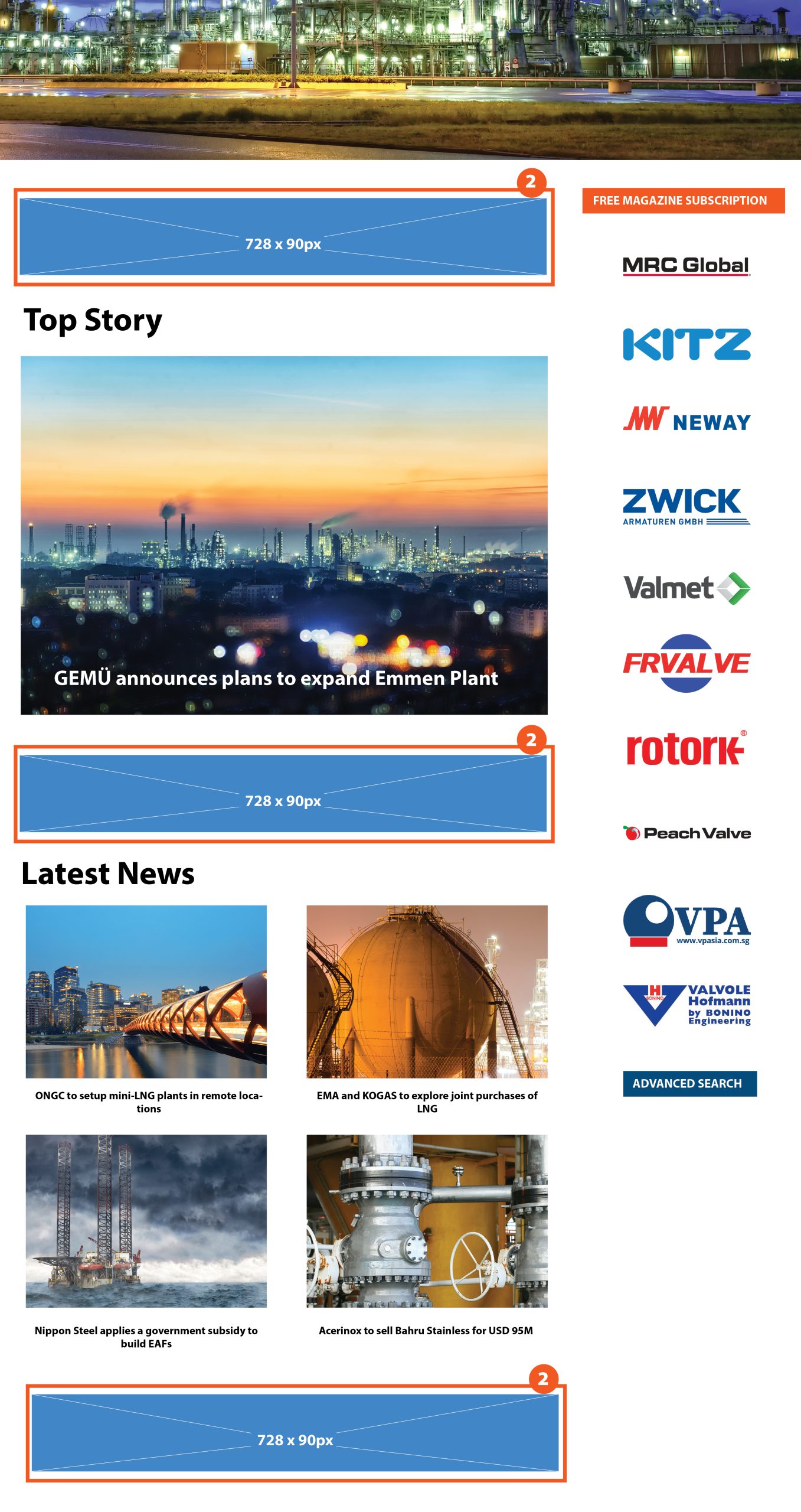 2. Content Leader Banner