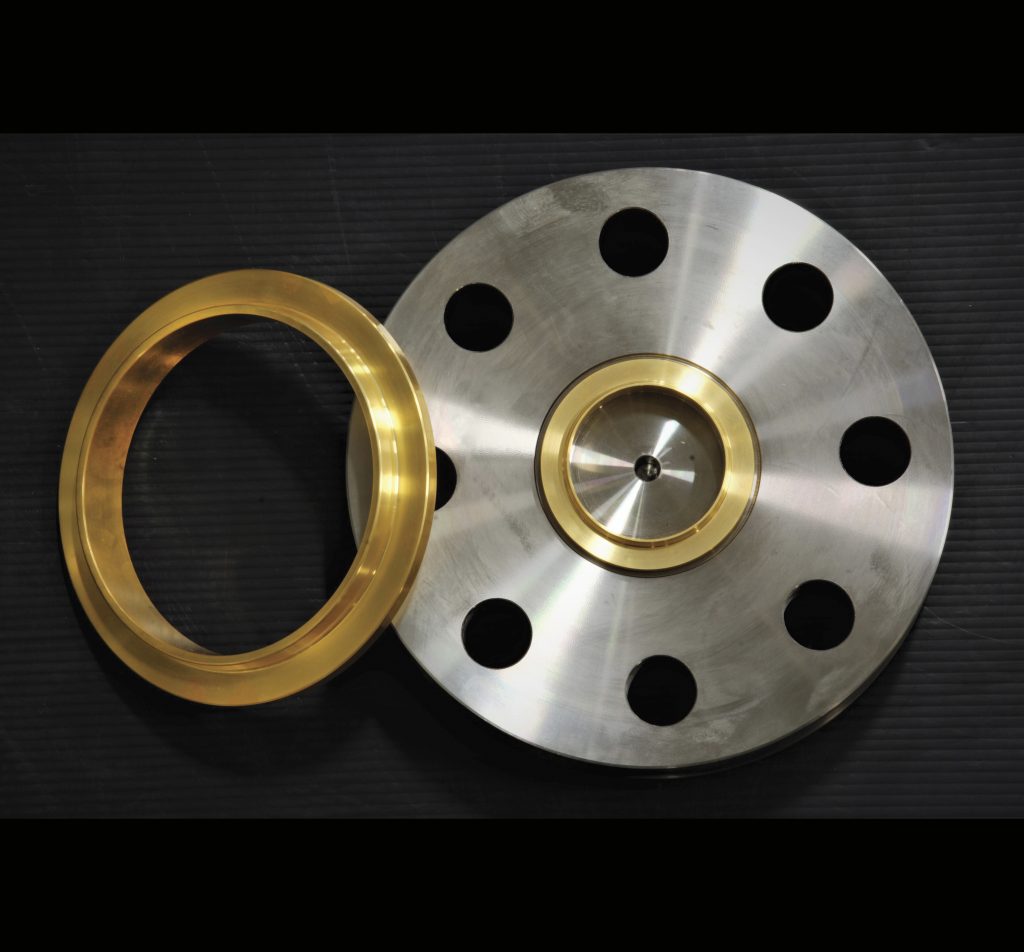 Velan SecuraringTM pressure-energized gold-plated gasket