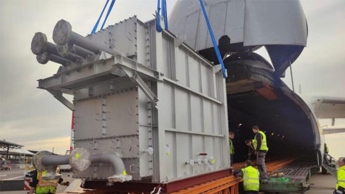 Antonov and Air Partner deliver valve from Italy to Middle East
