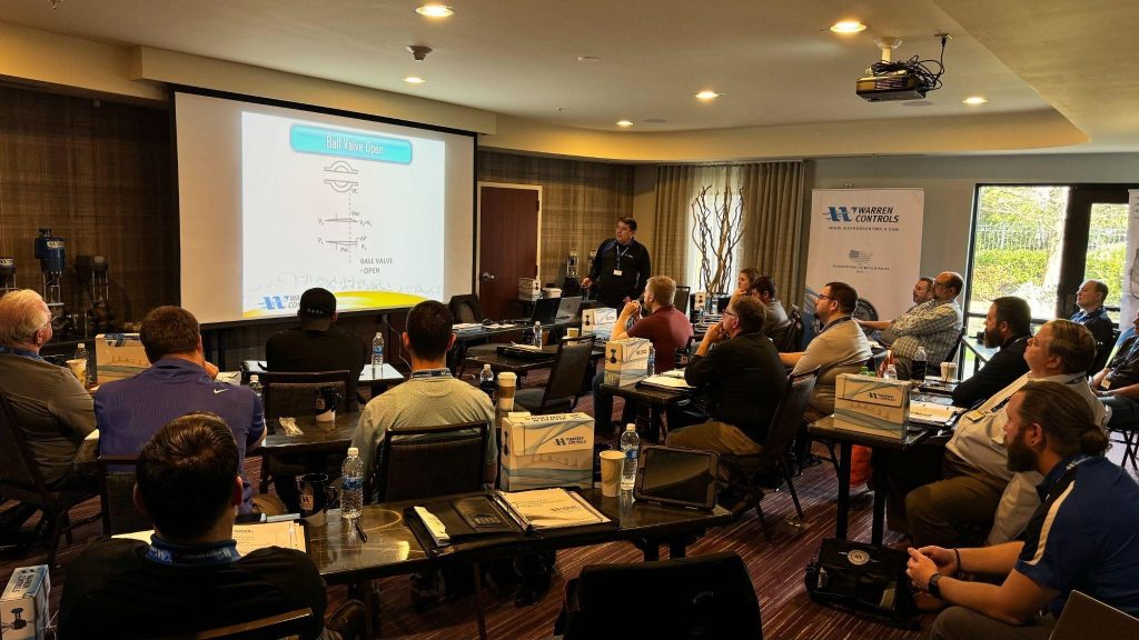 Warren Controls offers ongoing product training such as webinars, factory training sessions and real-time assistance to benefit valve professionals