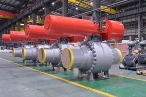 Pneumatic ball valve