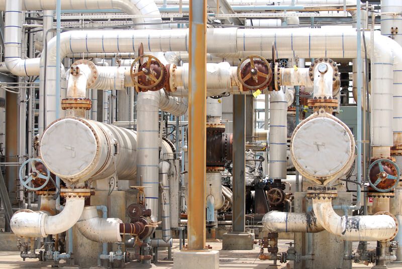 Chemical process piping