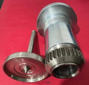 Figure 2. Set of main internal components of a pressure relief valve (PRV).