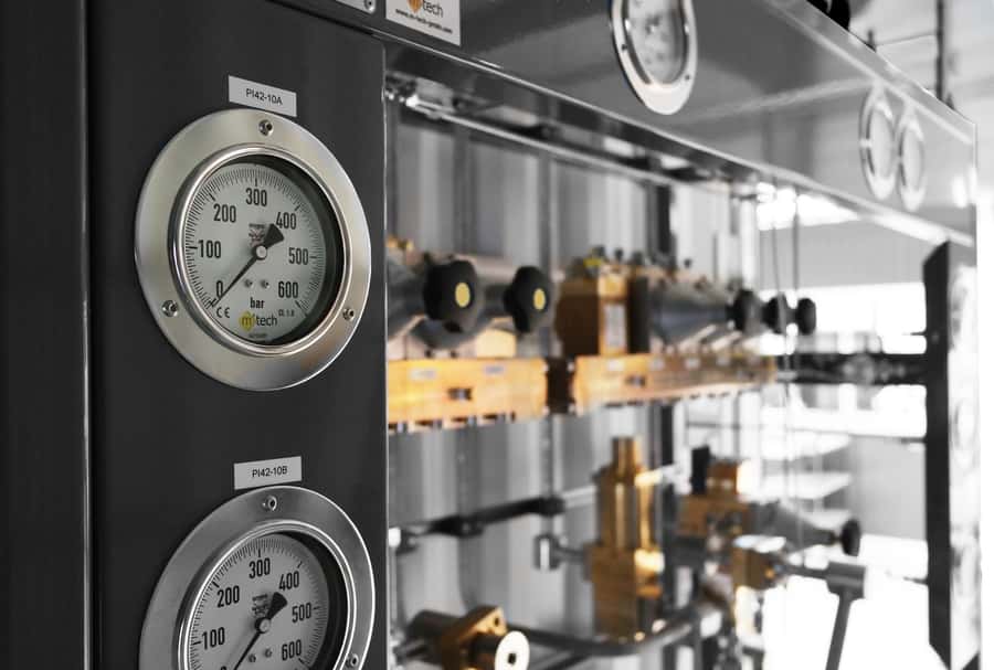 m-tech gas filling skid