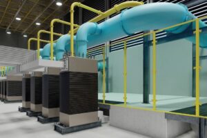 Artist’s impression of PEM stacks