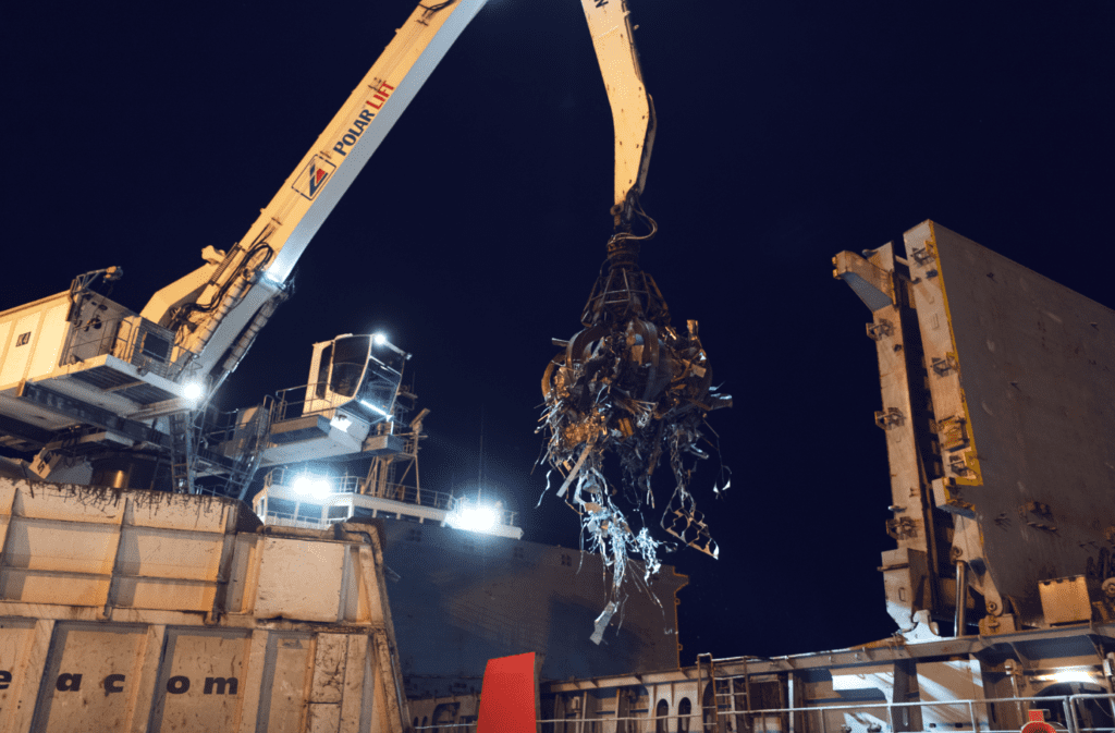 High utilisation of recycled materials is one of the key factors in lowering CO2 emissions.