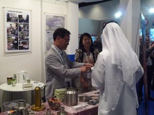 visitors at adipec