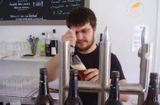 The beer is available on tap or can be taken away in bottles or in recyclable stainless steel casks.