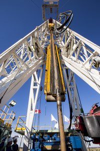 Rig at the Montney shale gas formation, Canada. Copyright © Encana Corporation. All rights reserved.