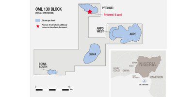 Total starts up production of the Egina field