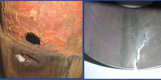Corrosion attacks on pipes
