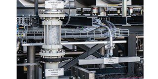 The plant produces 1,200m3 of hydrogen every hour.