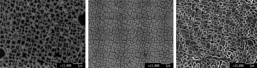 The microstructure of a Ni-based superalloy for additive manufacture designed using the Intellegens machine learning tool, Alchemite. The alloy was designed to be additive manufactured into a combustor in gas turbine engines. Image: Intellegens.
