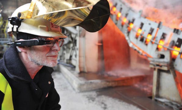 Augmented Reality protects skills in steel industry