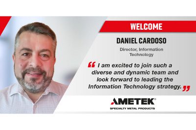AMETEK SMP appoints Daniel Cardoso as its Director, IT