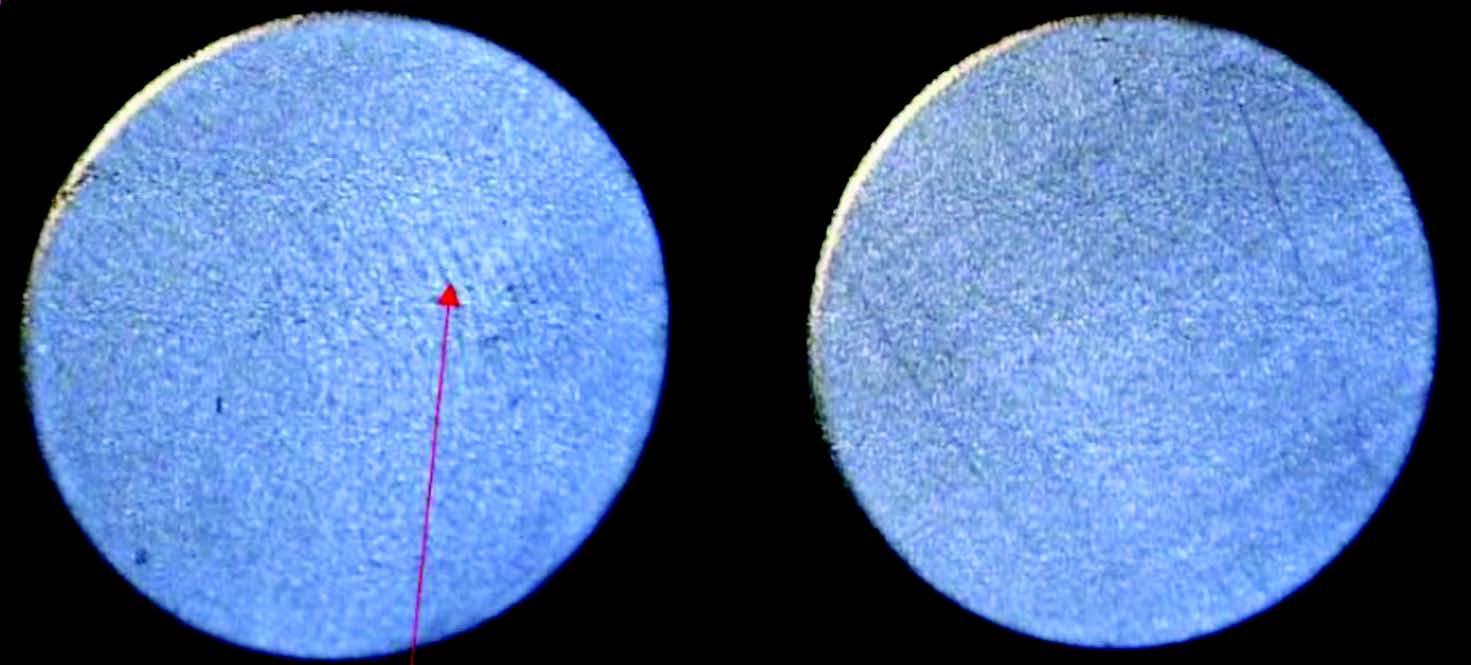 Figure 4. Laser cleaning surfaces can improve weld strength