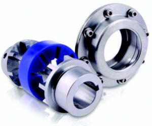 The Quick Flex elastomeric coupling’s design allows easy access to the elastomer insert