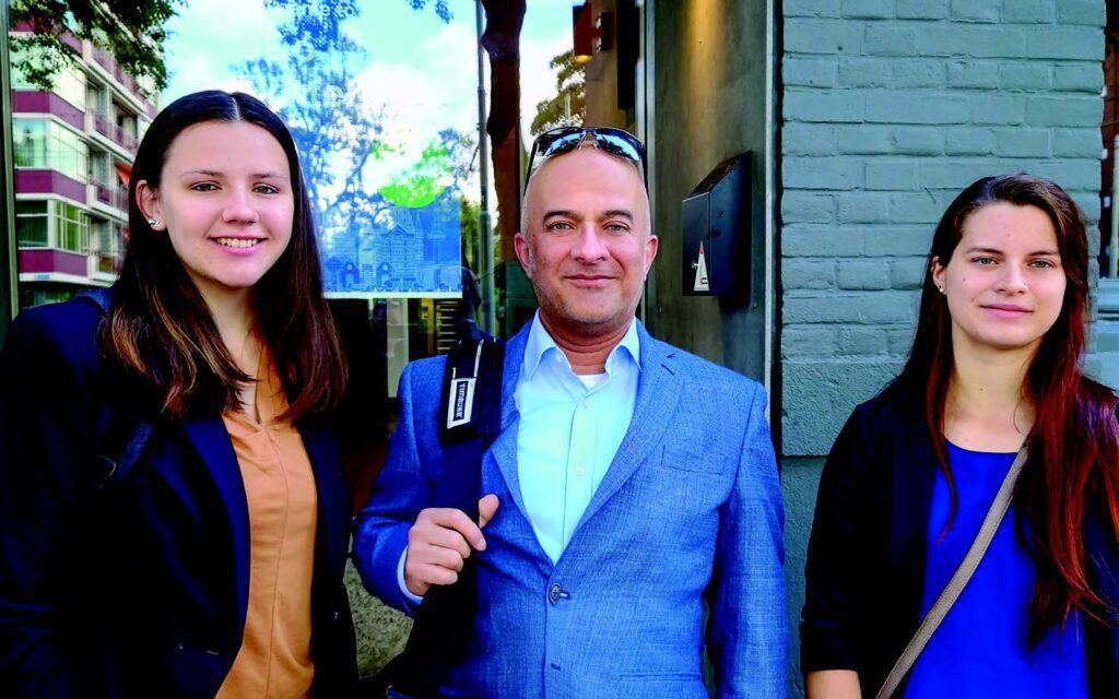 Pictured from left to right: Mohawk’s Hannah Lea, Jose Luis Cordova and Rochelle Wooding