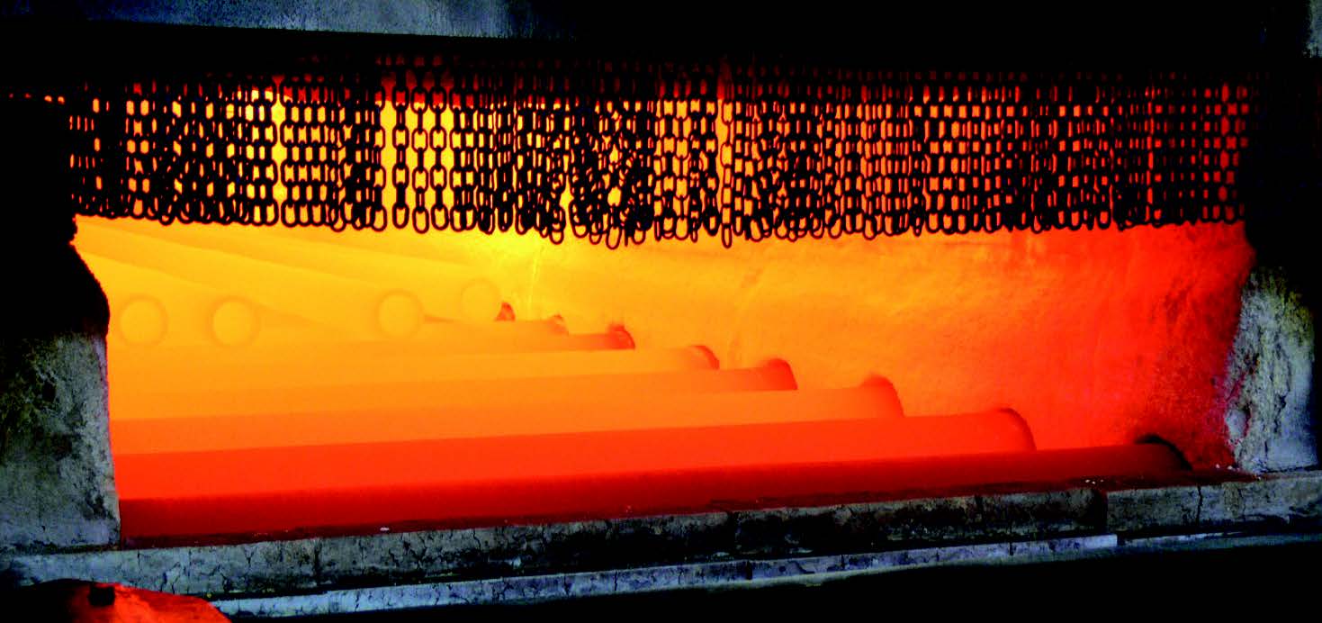 Temperatures of up to 1250 degrees Celsius are no problem for the special materials from S+C.