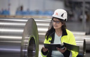 The Smarter Coatings pre-coated strip steel concept enhances the surface properties by reducing electrical resistance and improving corrosion resistance.