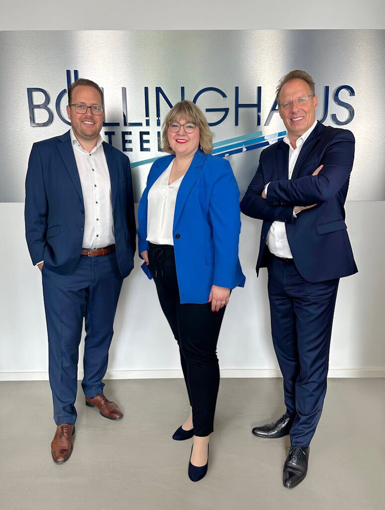 (from left to right) Philip Torger, Chief Sales Officer, Nina Härtel, Chief Executive Officer, and Jürgen Alex, Chief Executive Officer. (from left to right) Philip Torger, Chief Sales Officer, Nina Härtel, Chief Executive Officer, and Jürgen Alex, Chief Executive Officer.